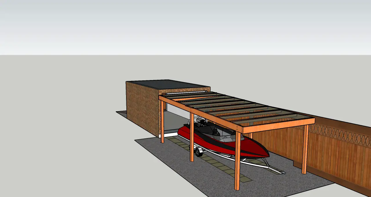 ᐅ Garage verlängert bzw. zusätzlichen Carport